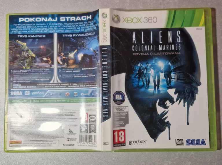 GRA ALIENS COLONIAL MARINES  XBOX360