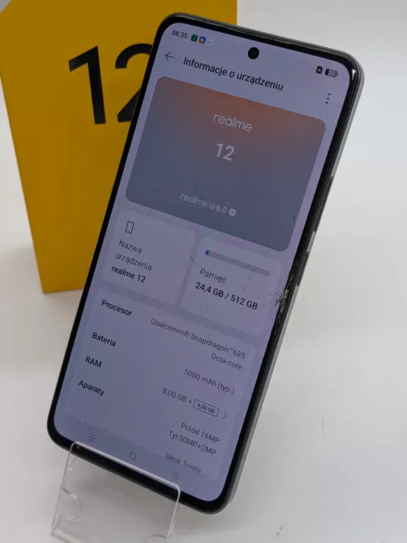 REALME 12 8/512GB - ZBITY EKRAN