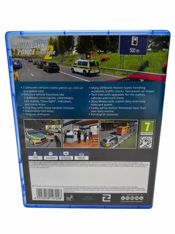 GRA PS4 AUTOBAHN POLICE SIMULATOR 2
