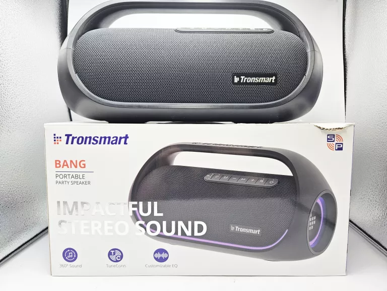 GŁOŚNIK BLUETOOTH PRZENOŚNY BEZPRZEWODOWY 60W TRONSMART BANG WODOODPORNY
