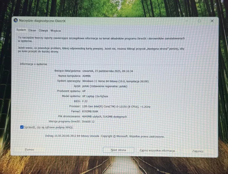 LAPTOP HP 15S-FQ5XXX - I3-1215U - 8 GB RAM - 256 GB SSD - FULL HD - WIN11