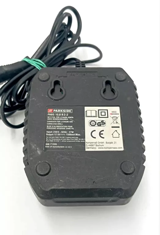 WKRETARKA PARKSIDE PABS 10,8 B2 ŁADOWARKA