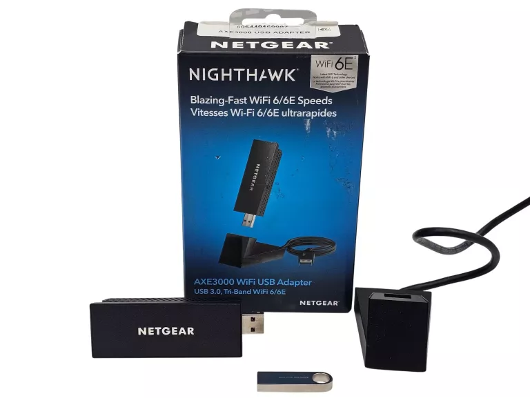 KARTA SIECIOWA BEZPRZEWODOWA NETGEAR NIGHT HAWK AXE3000 - JAK NOWY