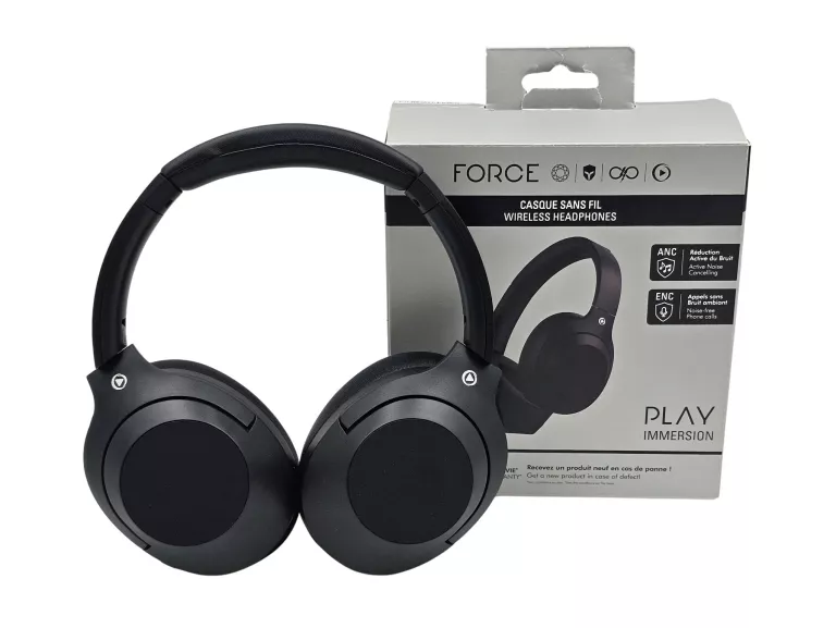 SŁUCHAWKI BEZPRZEWODOWE FORCE NAUSZNE PLAY IMMERSION ANC + ENC