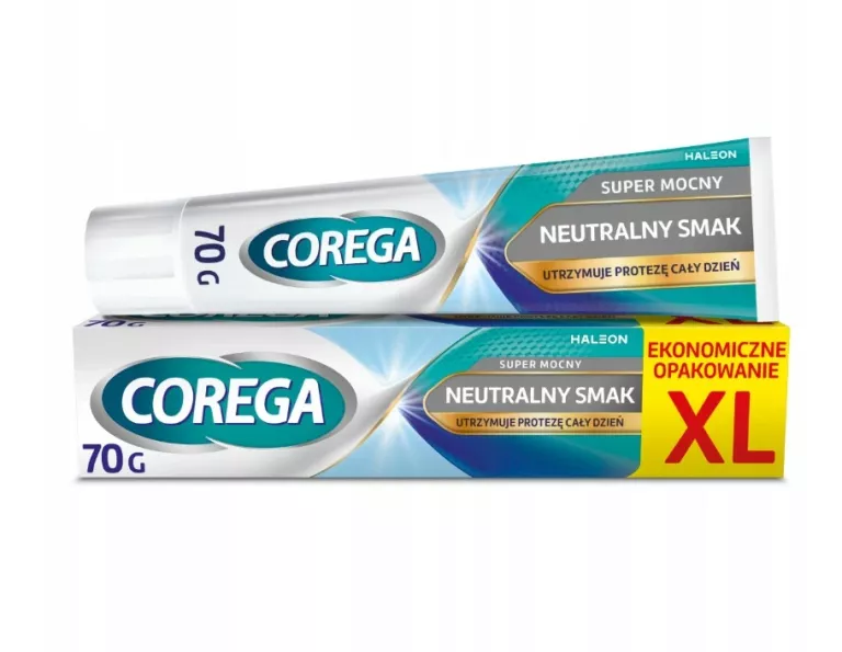 KREM MOCUJĄCY DO PROTEZ COREGA SUPER MOCNY NEURALNY SMAK 70G XL