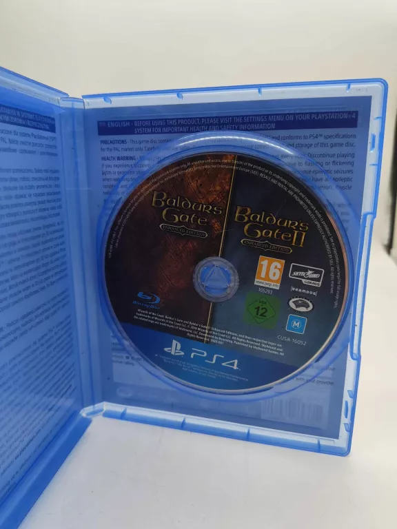 BALDUR'S GATE AND BALDUR'S GATE II PS4 PS5