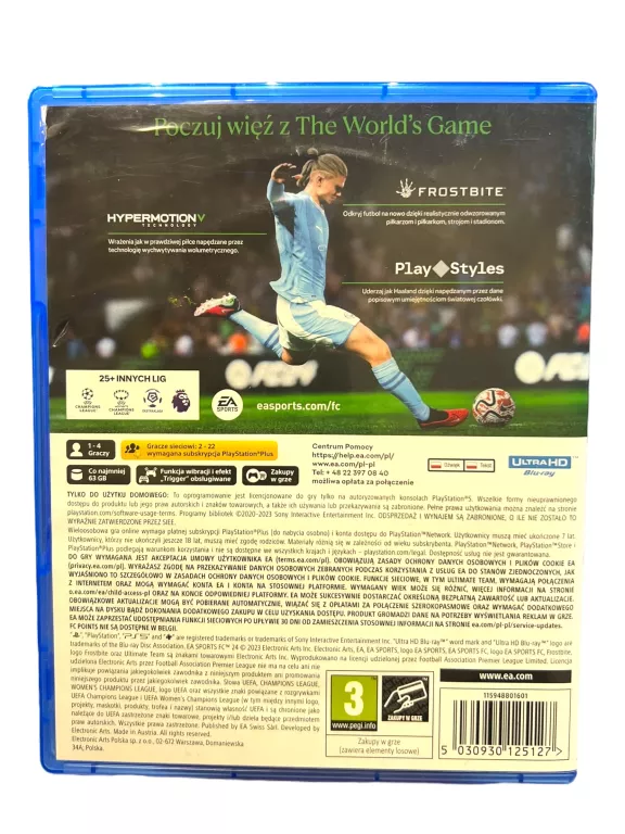 FC 24 PS5 GRA NA KONSOLE