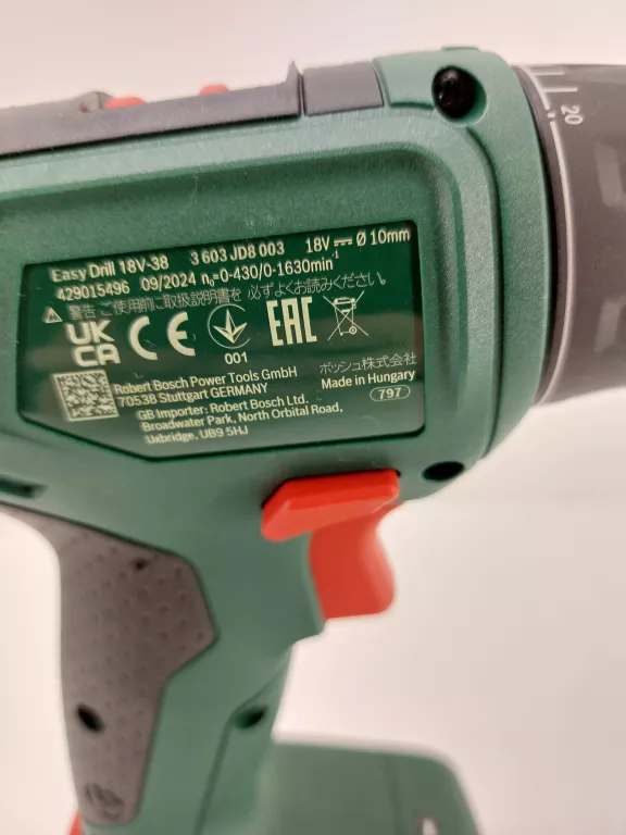 WIERTARKO-WKRĘTARKA BOSCH EASYDRILL 18V-38