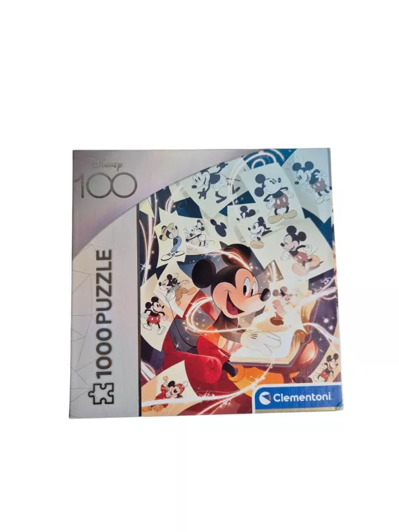 PUZZLE 1000 ELEMENTÓW - DISNEY MICKEY - PRZYJĘCIE STAN 9,5 NA 10 FOLIA