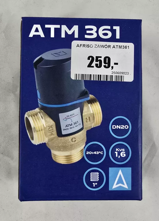 TERMOSTATYCZNY ZAWÓR MIESZAJĄCY AFRISO ATM 361