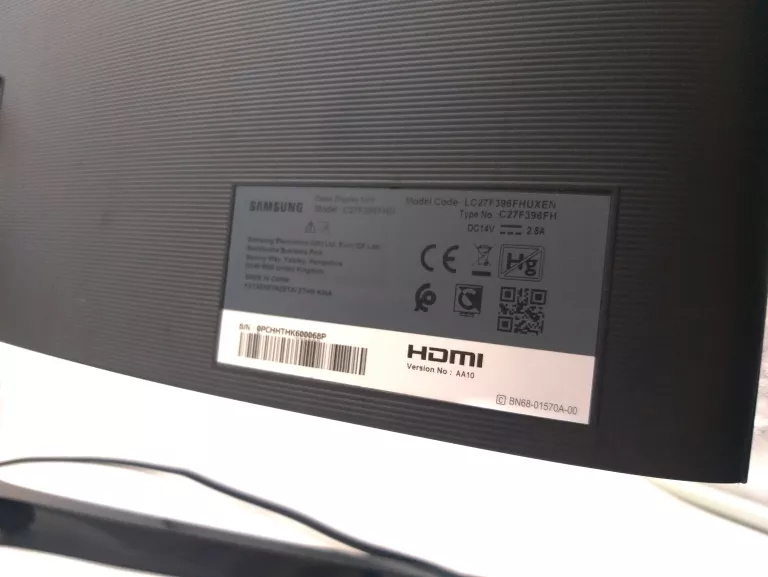 MONITOR SAMSUNG C24F396FHU