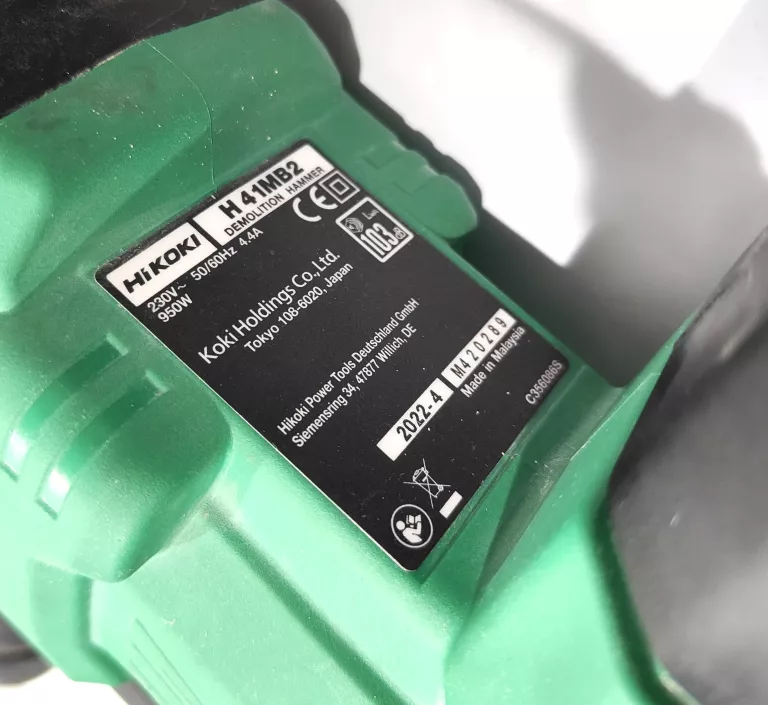 MŁOT WYBURZENIOWY HIKOKI H41MB2  2022R