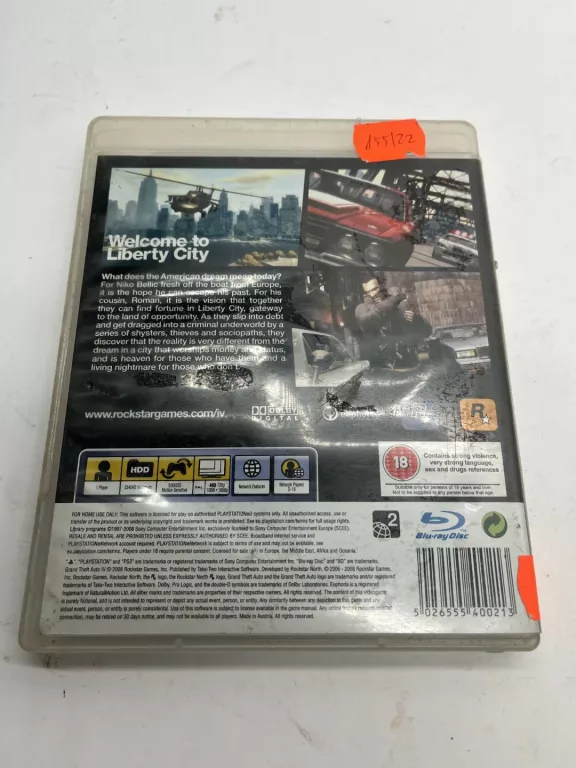 GRA PS3 GTA4 GRAND THEFT AUTO IV