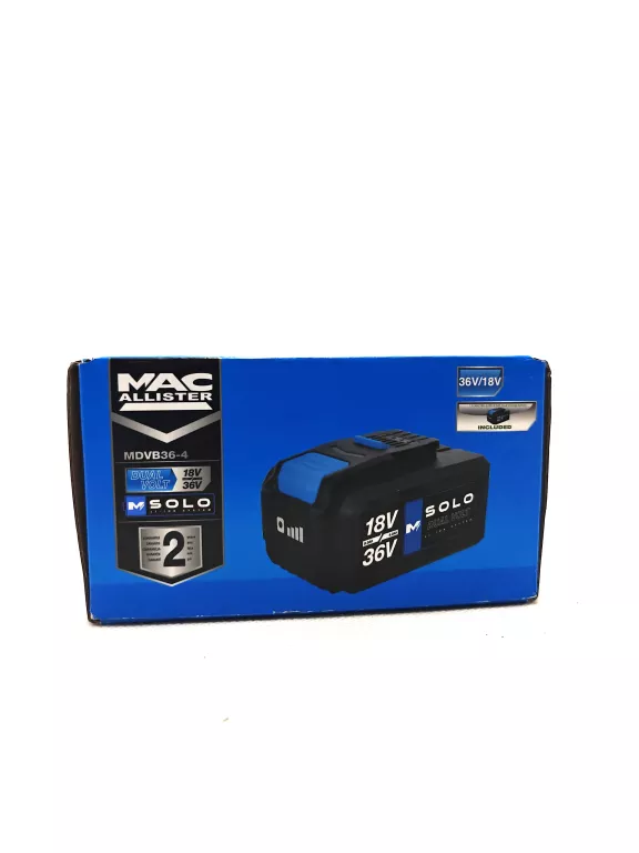 AKUMULATOR LI-ION MACALLISTER 18V 39V 8.0AH 4.0AH MDVB36-4 SOLO