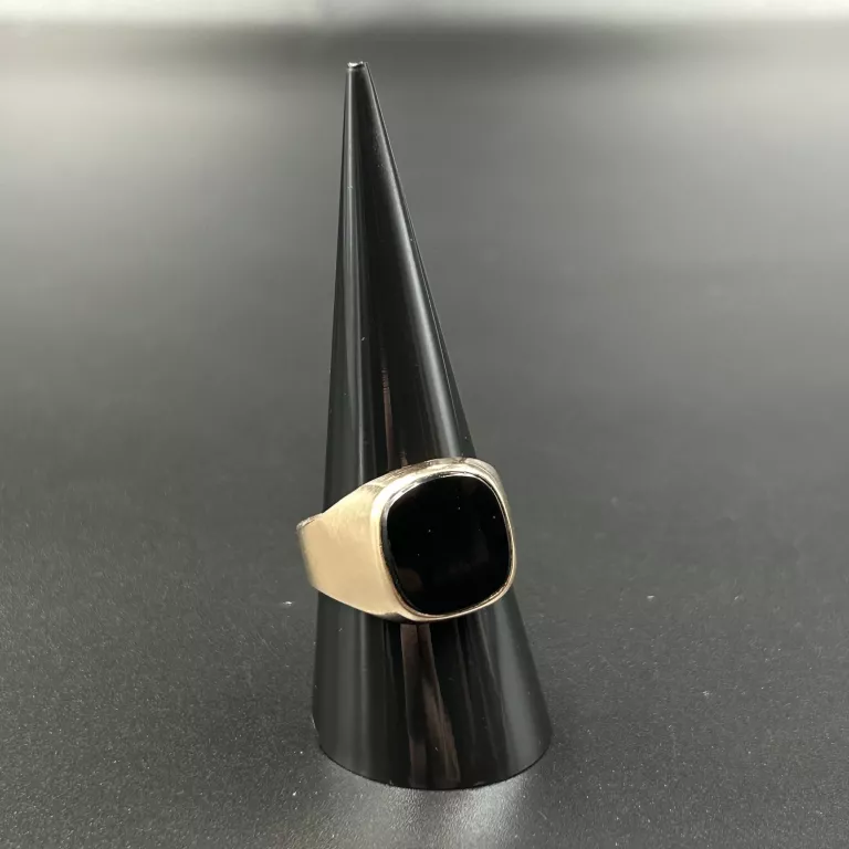 PIĘKNY ZŁOTY MASYWNY SYGNET 585/14K/8,35 G/R. 22
