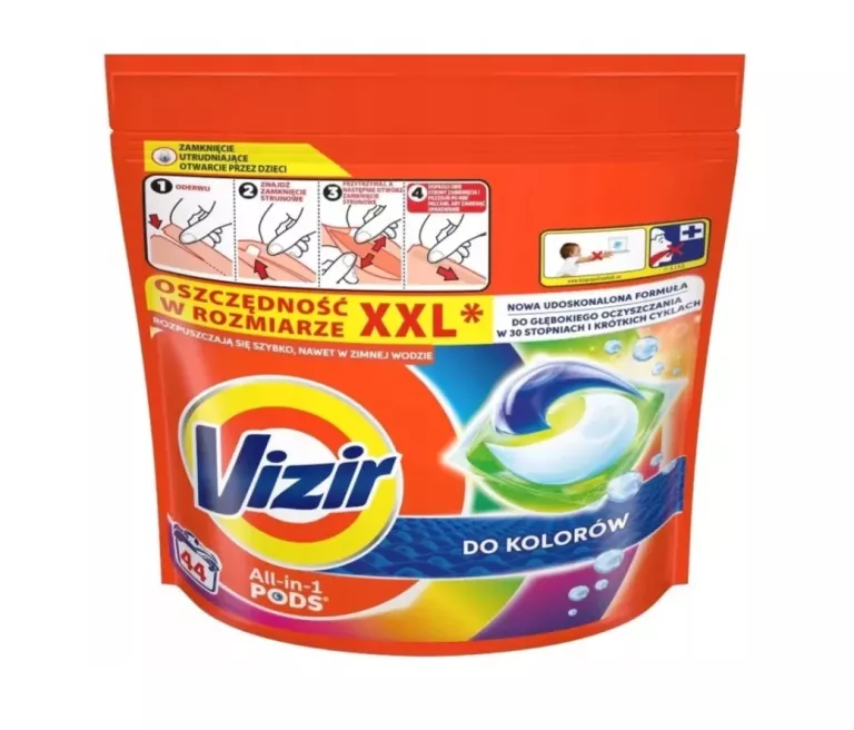 KAPSUŁKI DO PRANIA VIZIR COLOR 44SZT