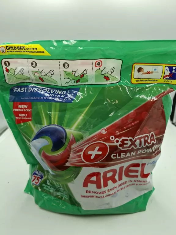 KAPSUŁKI ARIEL EXTRA CLEAN POWER 75SZT.