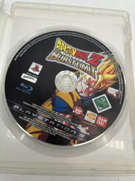 GRA PS3 DRAGONBALL Z BURST LIMIT