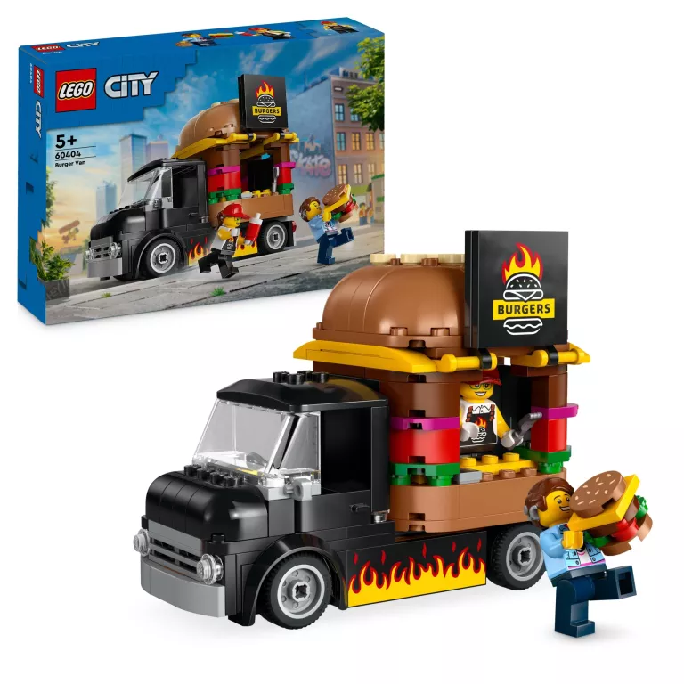 LEGO CITY 60404 CIĘŻARÓWKA Z HAMBURGERAMI