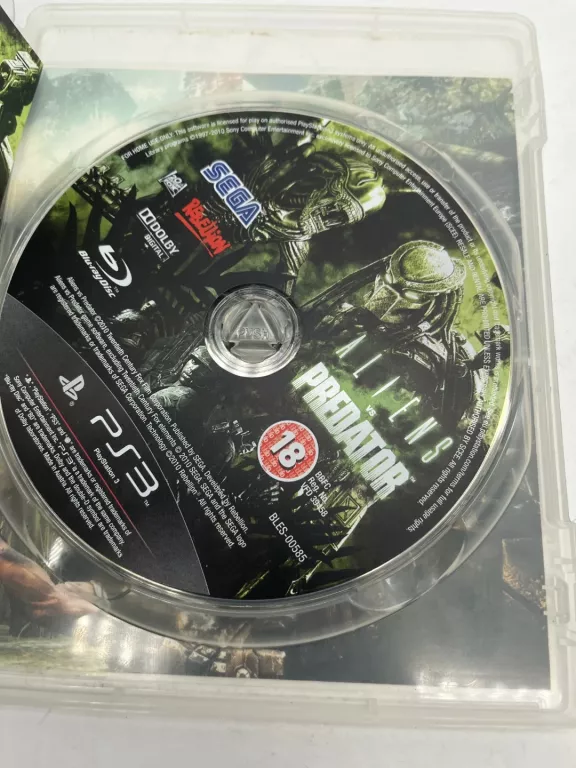 GRA PS3 ALIEN VS PREDATOR SEGA