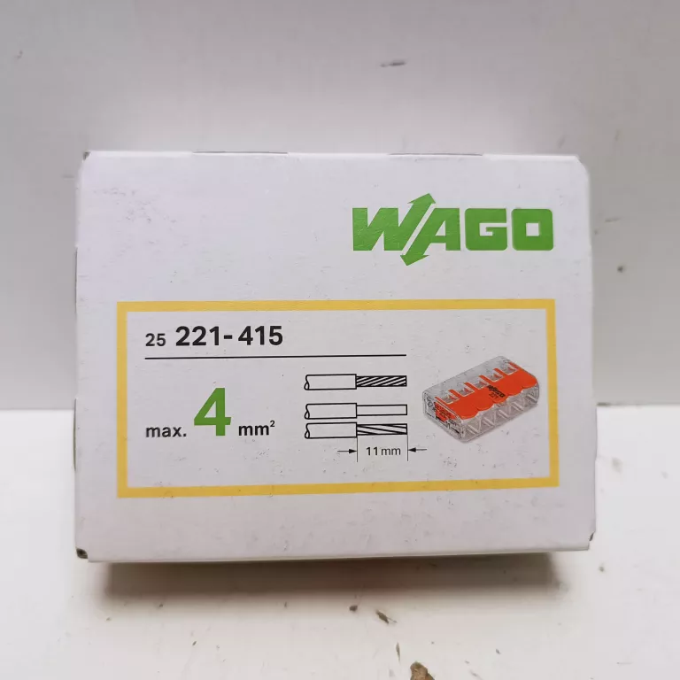 WAGO SZYBKOZŁĄCZKA UNIWERSALNA 5X0,2-4MM2 221-415 OPAK. 25SZT.