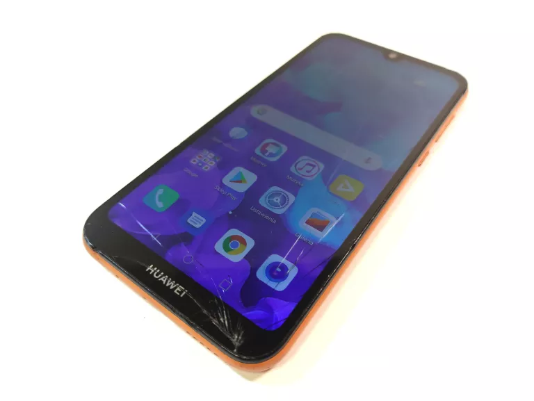 TELEFON HUAWEI Y5 2019 PĘKNIĘTY SAM TEL