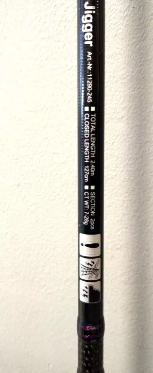 WĘDKA DAIWA PROREX AGS JIGGERSPIN 2,40 / 7-28G POKROWIEC