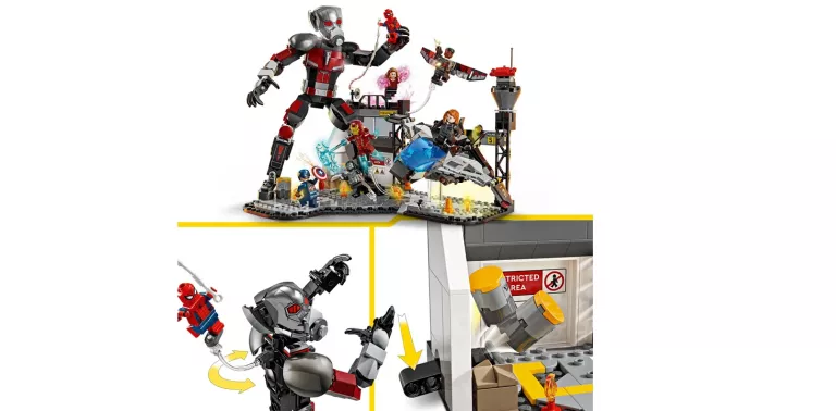 LEGO SUPER HEROES 76314 KAPITAN AMERYKA: WOJNA BOHATERÓW OPAKOWANIE 7/10