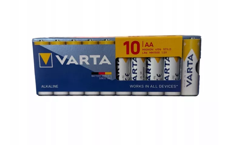 BATERIA ALKALICZNA VARTA AA (R6) 10 SZT.