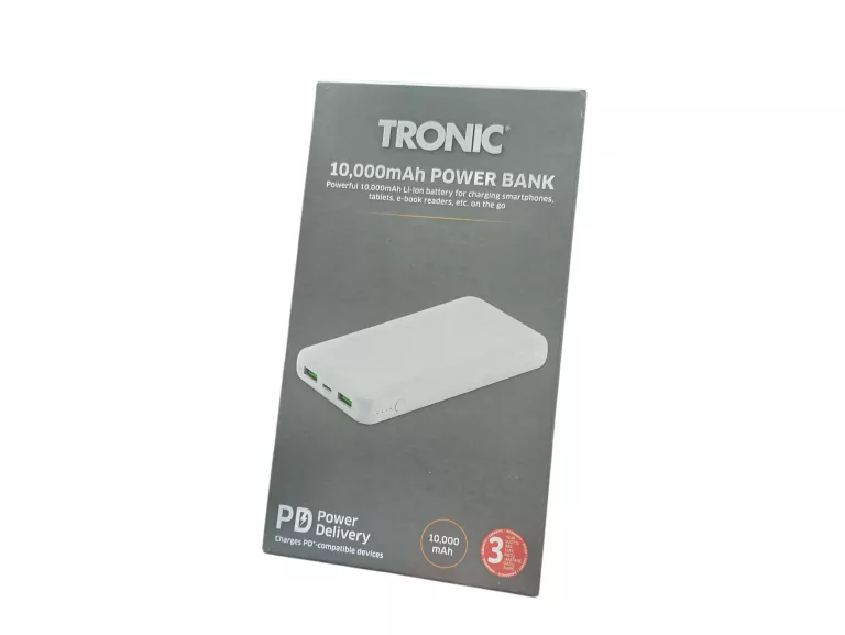 POWERBANK TRONIC 10000 MAH BIAŁY
