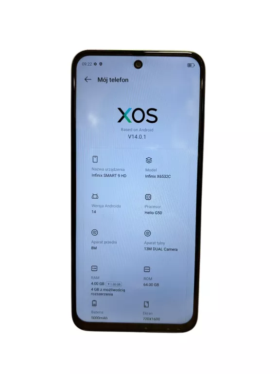 TELEFON INFINIX SMART 9 HD 4/64GB