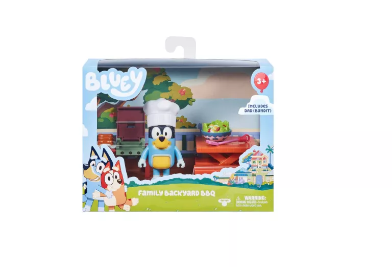ZESTAW ZABAWKOWY MOOSE TOYS BLUEY FAMILY BACKYARD BBQ