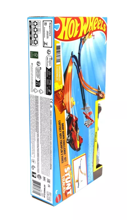 TOR SAMOCHODOWY HOT WHEELS PODWÓJNY ZJAZD TURBO WYŚCIG – DROPDOWN CHALLENG