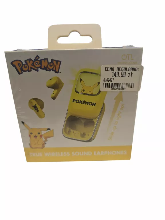 SŁUCHAWKI BEZPRZEWODOWE Z MIKROFONEM OTL TECHNOLOGIES POKEMON PIKACHU SLID