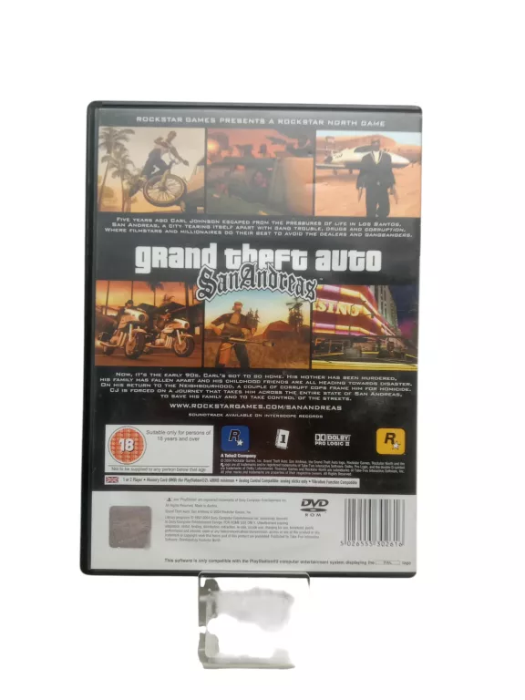 GRA NA PS2 GTA SAN ANDREAS OPIS