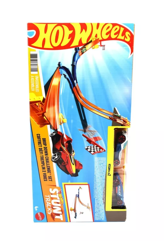 TOR SAMOCHODOWY HOT WHEELS PODWÓJNY ZJAZD TURBO WYŚCIG – DROPDOWN CHALLENG