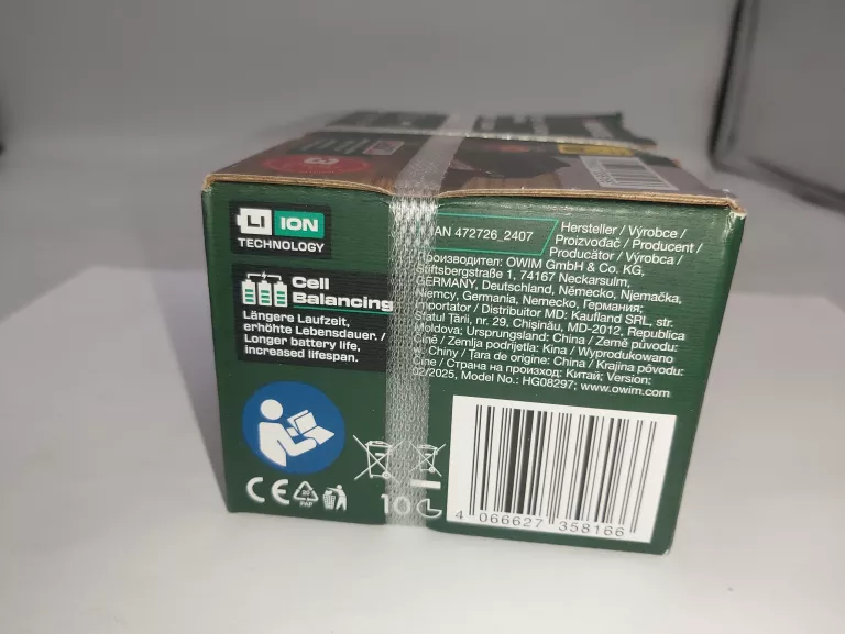 PARKSIDE AKUMULATOR 2AH PAP 20 B1 20V W PUDEŁKU