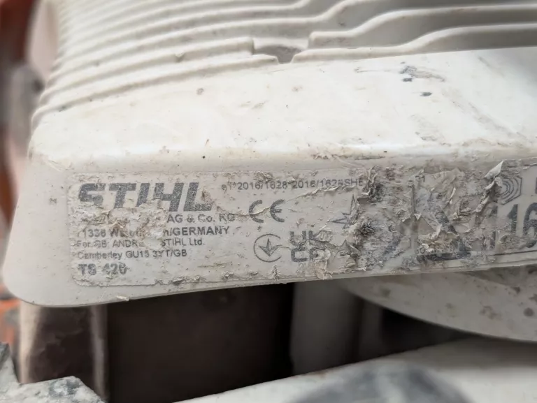 STIHL TS 420 PRZECINARKA PIŁA SPALINOWA DO BETONU 4,4 KM / 2016R || ODB. O