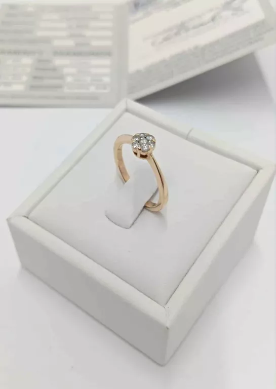 ZŁOTY PIERŚCIONEK Z BRYLANTEM P. 585