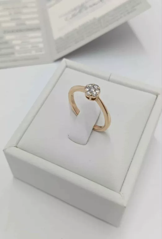 ZŁOTY PIERŚCIONEK Z BRYLANTEM P. 585