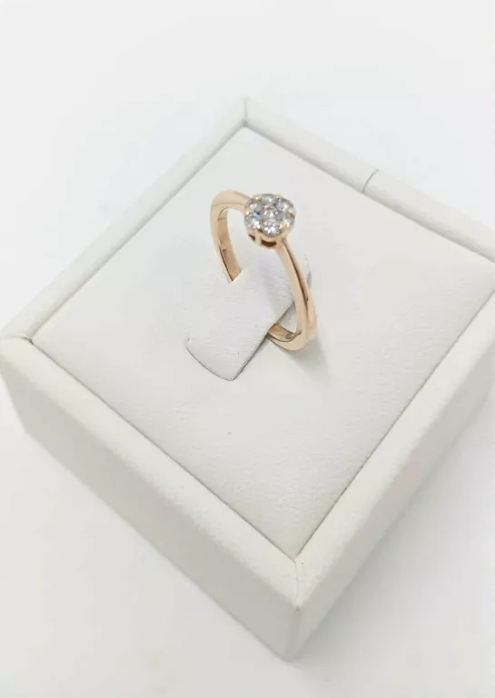 ZŁOTY PIERŚCIONEK Z BRYLANTEM P. 585