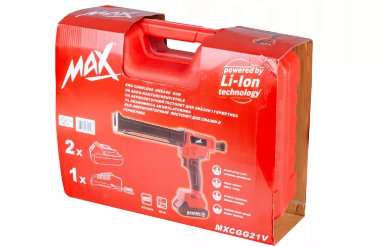 PISTOLET DO KLEJU SILIKONU AKUMULATOROWY PODWÓJNY