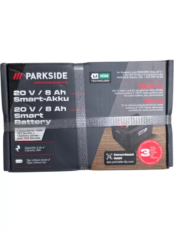 AKUMULATOR SMART 8AH 20V PAPS 208 A1 BLUETOOTH WYDANIE
