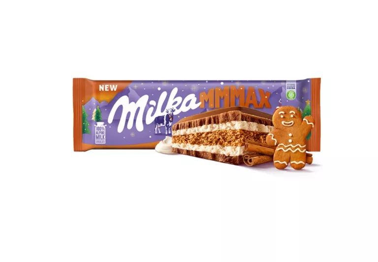 CZEKOLADA MLECZNA MILKA 300 G WINTER EDITION GINGERBREAD