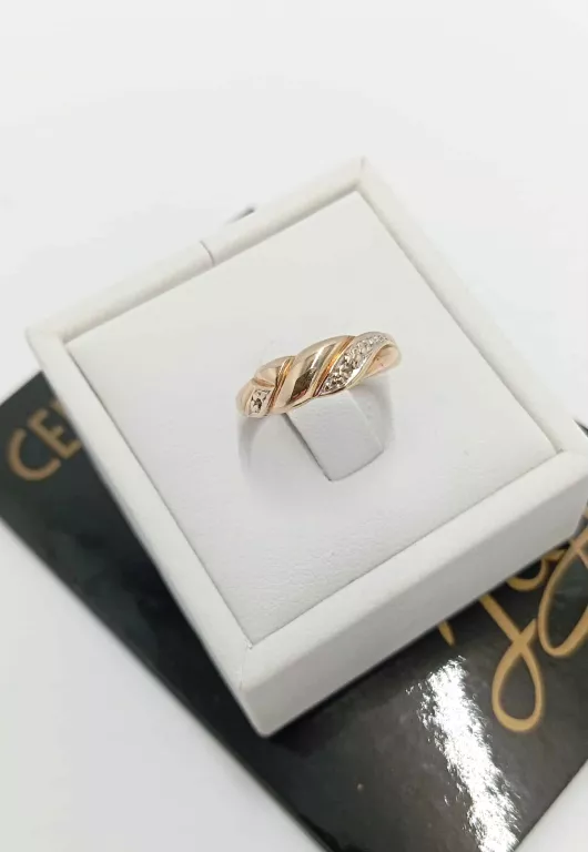 ZŁOTY PIERŚCIONEK Z BRYLANTEM P. 333