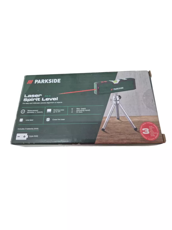 POZIOMICA LASEROWA PARKSIDE ZE STATYWEM