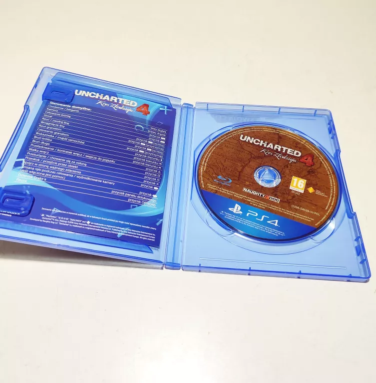 GRA NA PS4 UNCHARTED 4 KRES ZŁODZIEJA