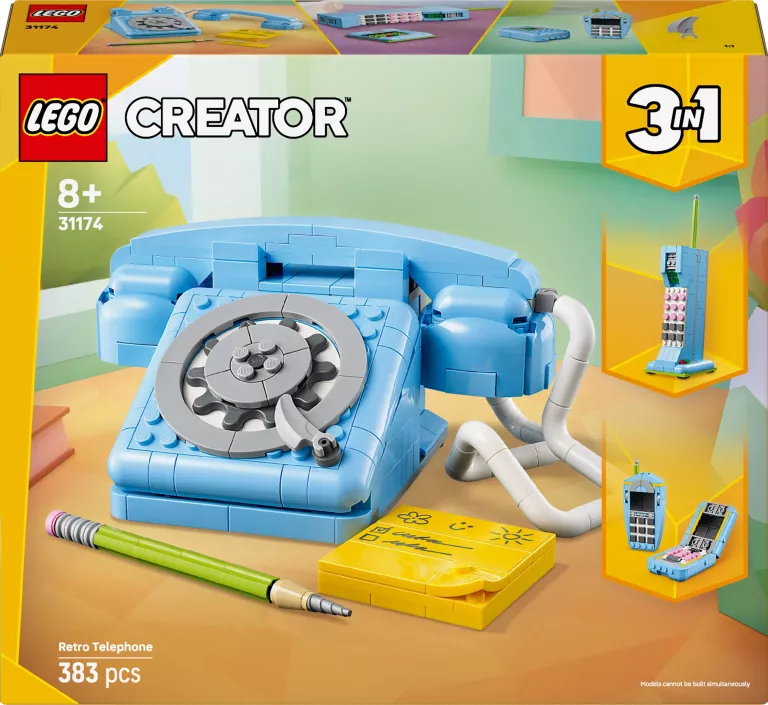 LEGO CREATOR 3 W 1 31174 CREATOR 3V1 31174 TELEFON RETRO