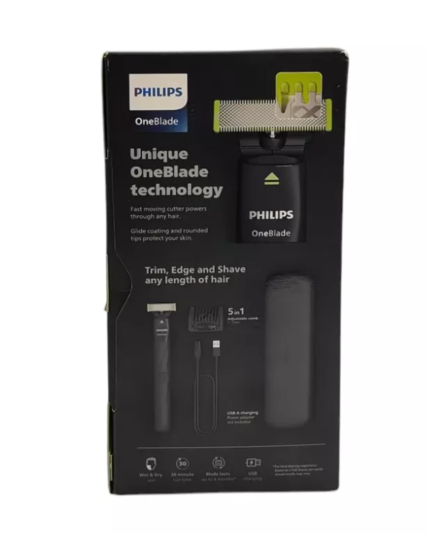 GOLARKA PHILIPS ONEBLADE TRYMER DO CIAŁA I FUTERAŁ PODRÓŻNY QP1424/65