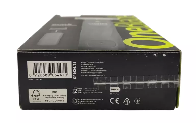 GOLARKA PHILIPS ONEBLADE TRYMER DO CIAŁA I FUTERAŁ PODRÓŻNY QP1424/65